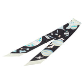 エルメス ツイリー Les Folies Du Ciel 大空の狂気 スカーフ ブラック ベージュ マルチカラー シルク レディース HERMES 【中古】